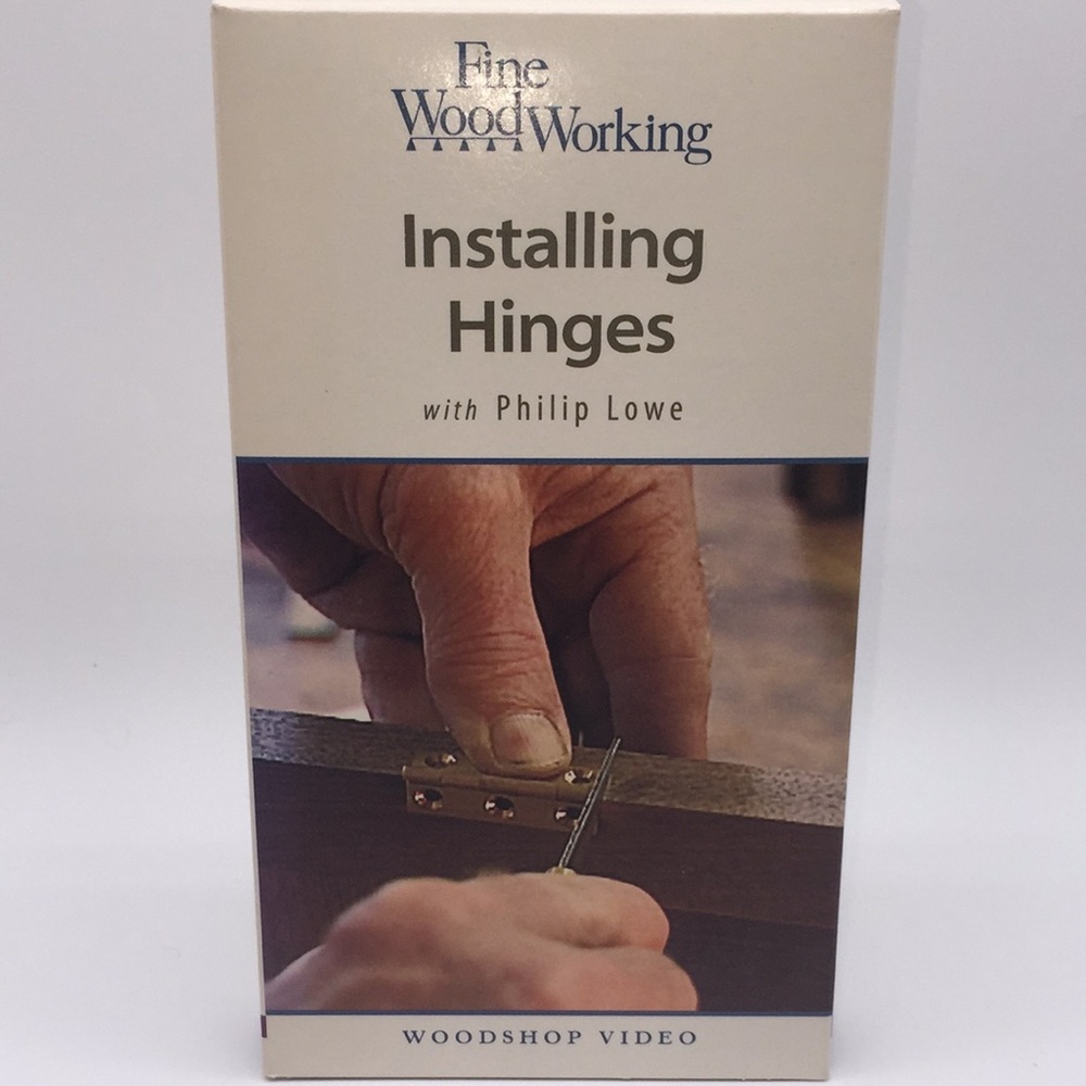 Installing Hinges with Philip Lowe VHS Instructional Video
